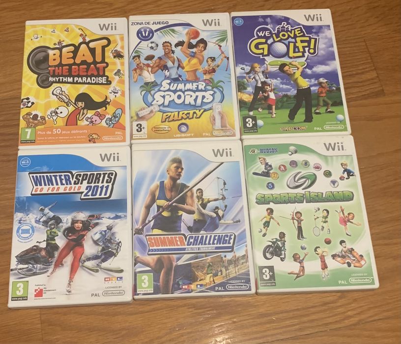 Wii Mario Party 9 Mario Kart Mario Galaxy 2 Kirbys Adventure Pokepark