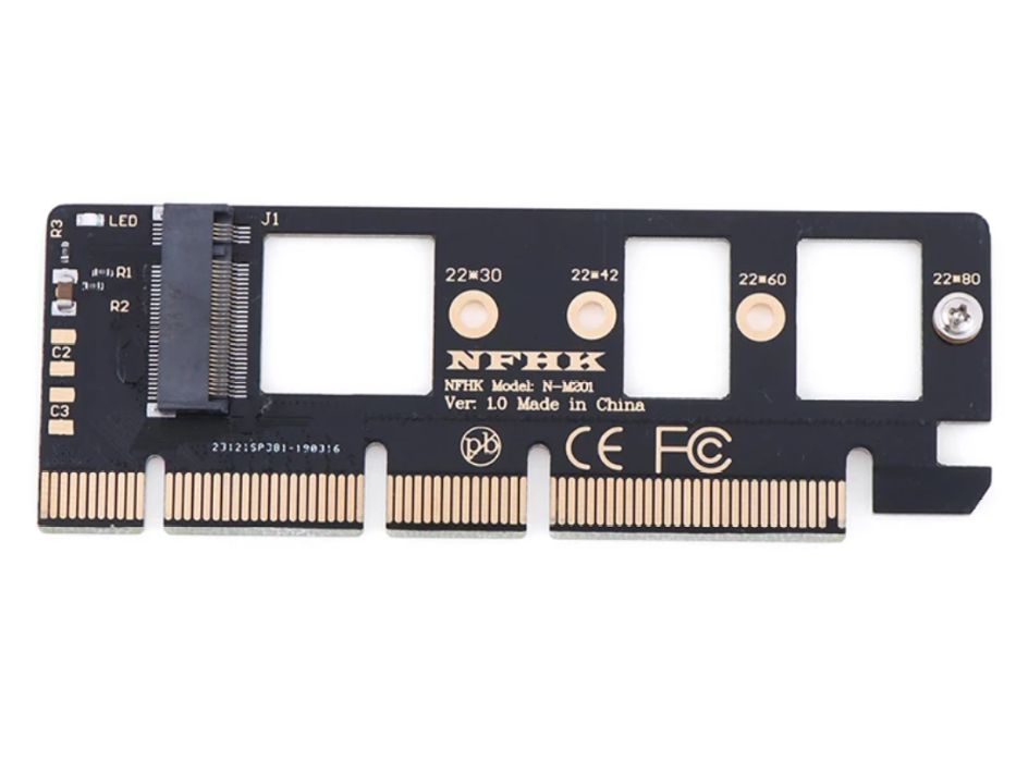Переходник адаптер PCI-E to M.2 SSD NVMe