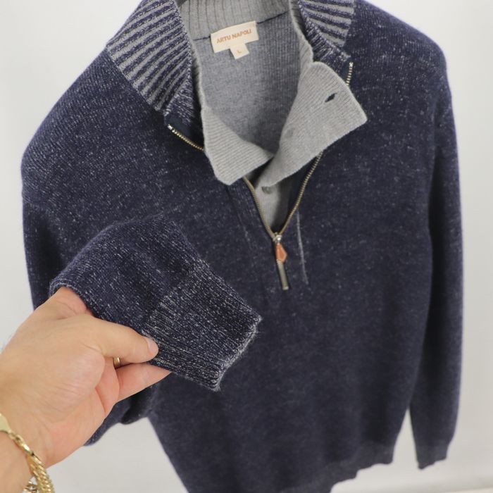Чоловічий Вовняний Светр ARTU NAPOLI Cashmere Blend