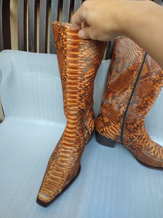 Kowbojki  - skóra  naturalna - 940  zł