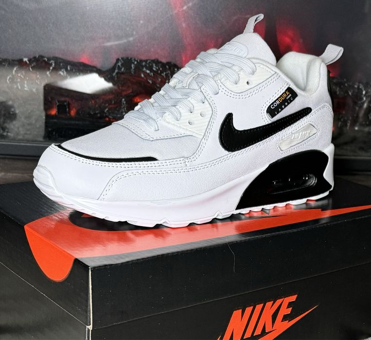 Кросівки Nike Air Max 90 Surplus White/Black  розміри 41-46