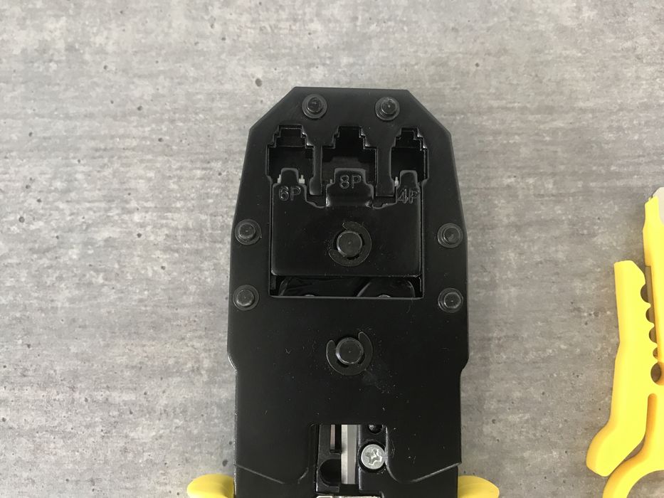 Обжимной инструмент для витой пары кримпер обжимка интернет провода