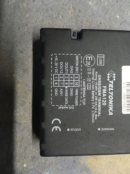 GPS , lokalizator Teltonika FMA120