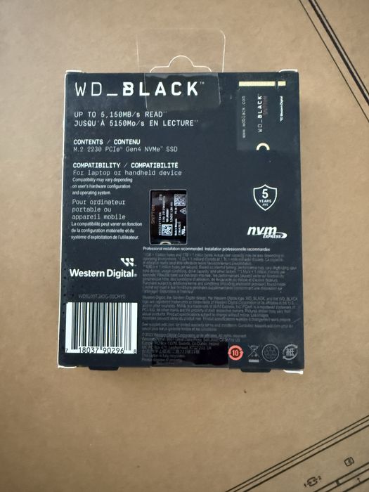 Dysk SSD WD Black SN770M 2TB M.2 NVME 2230