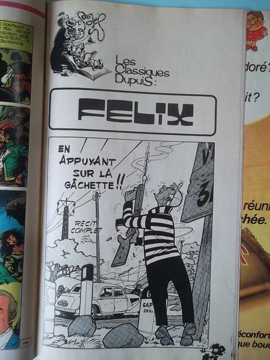 Revistas SPIROU em francês com suplementos.