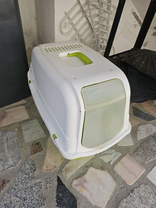 Casa de banho para gatos