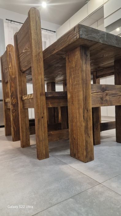 Stół + krzesła *lite drewno