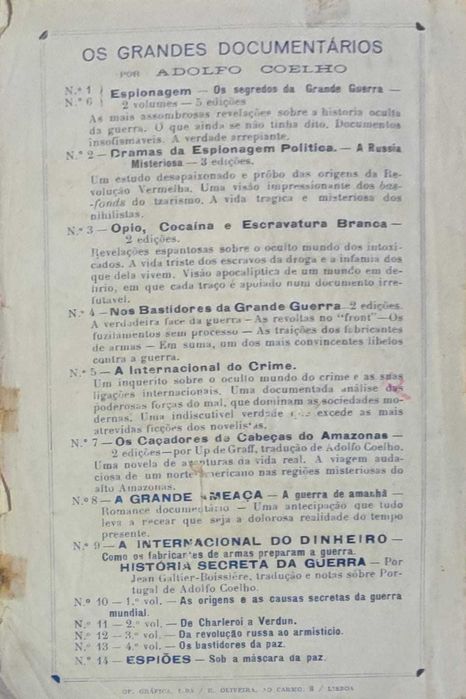 Livro Ref Par 2- Adolfo Coelho - A Internacional do Dinheiro