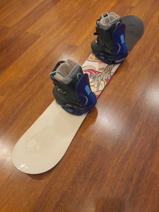 Deska snowboardowa salomon 136cm damska buty wiązania