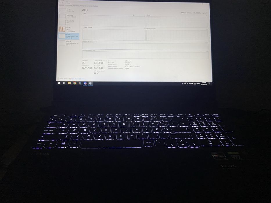 Portatail gaming Hp Vitcus 16