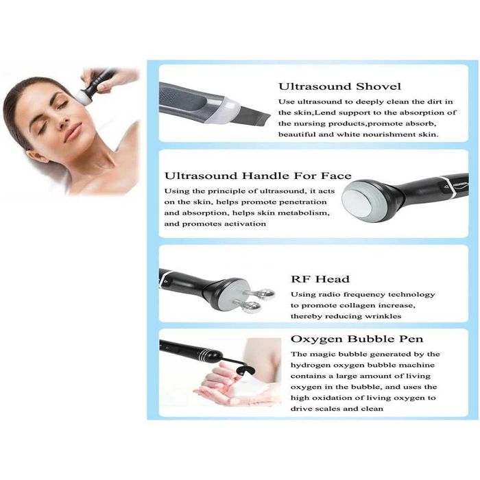 Máquina Facial de Água Hidra 8 in 1