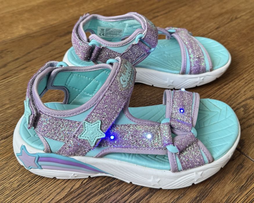 Skechers s- lights majestic bliss босоніжки, сандалі з підсвіткою р.31 (20,5 см)