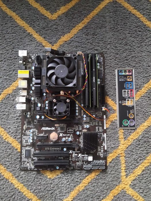Baza pod komputer - FX8350, 24GB DDR3, dysk SSD 256GB