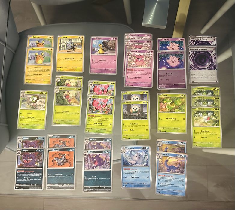 Cartas Pokemon Perfect Order - Spewpa/Mega Clefable/Lapras Ex/Mega Skarmory