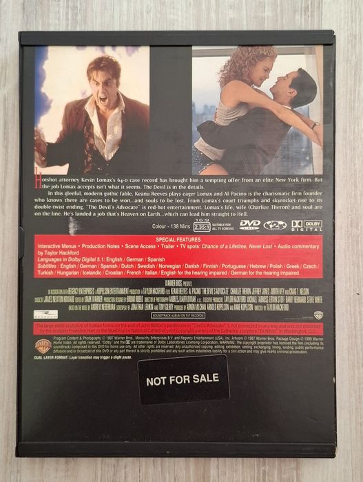 Adwokat Diabła DVD