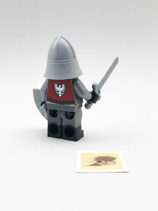 Lego® BAM 2022 Black Falcon Red Knight Minifigura Castelo Cavaleiro