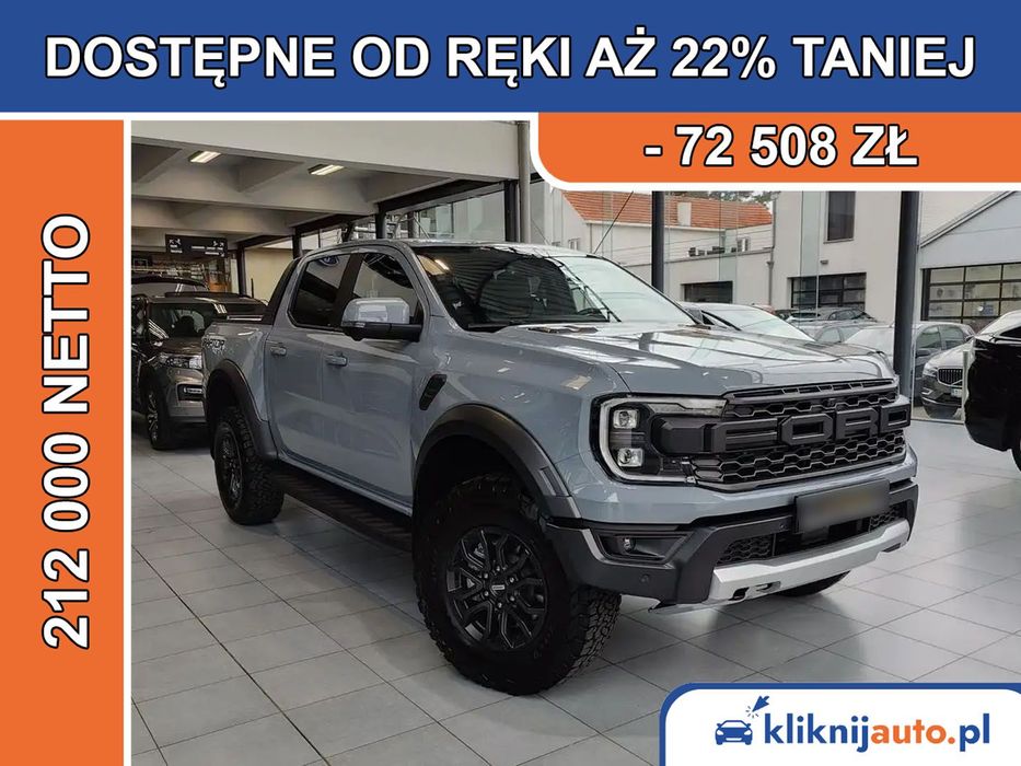 Ford Ranger Raptor | Ranger Raptor 2.0 Ecoboost | Bi-Turbo 210KM | Automat 4x4
