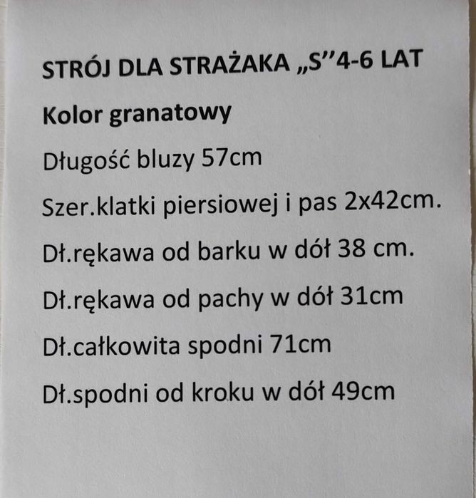 Strój strażaka na bal