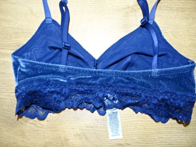 Marks & Spencer biustonosz welurowy nowy XS
