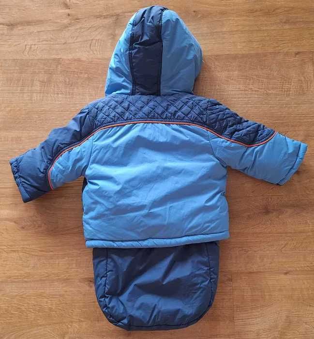 KOMBINEZON kurtka i kaptur odpinany polar odpinana osłona na nogi