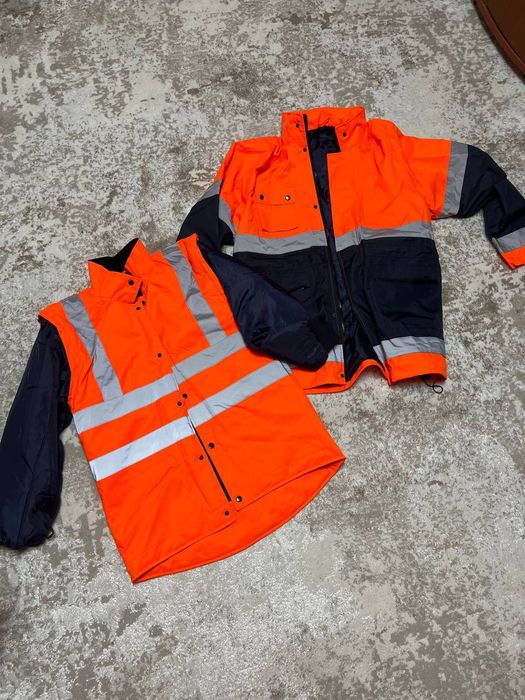 Спецодяг зимовий сигнальний робочий одяг сввтловідбиваючий спецовка