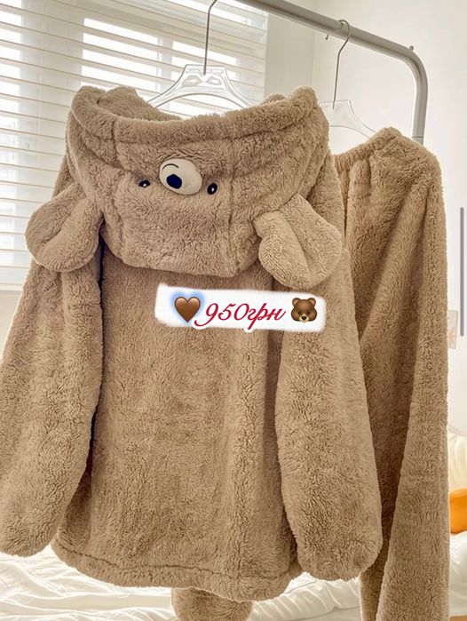 Піжама плюш мʼяка та тепленька S