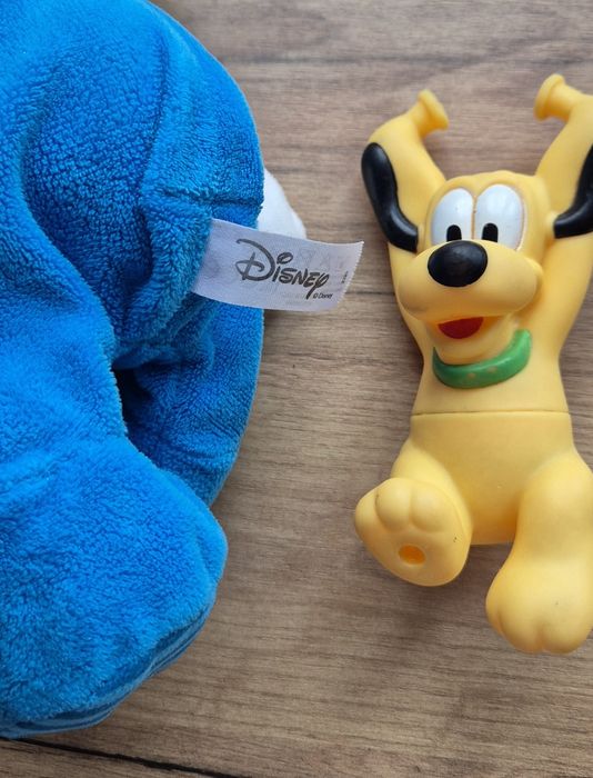 Maskotka kaczor Donald Duck Disney figurka retro piszczałka Pluto