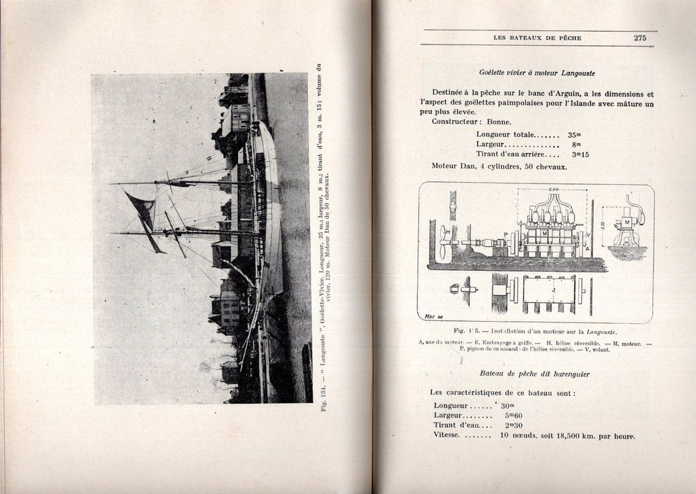 Georges lumet le moteur á mélange tonnat dans la navigation 1909