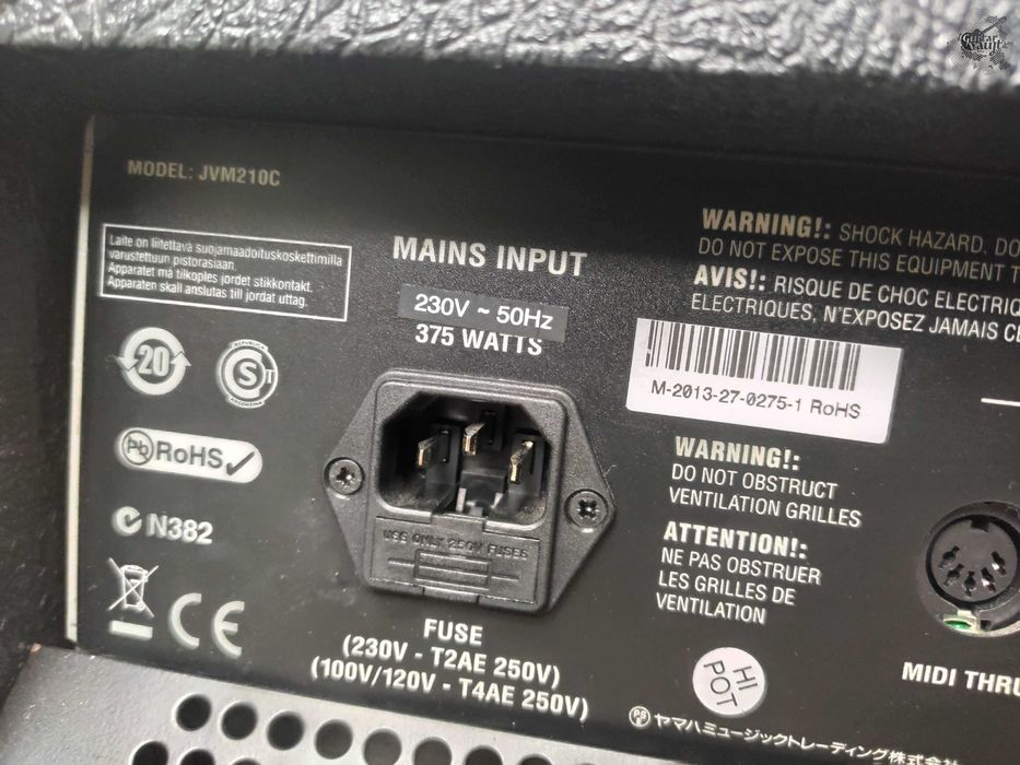 100W Marshall JVM 210C '2013 для електрогітар ламповий комбо