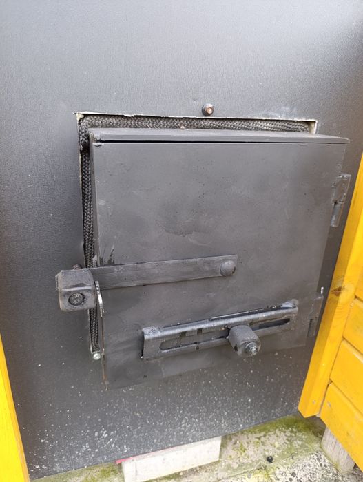 Piec do sauny, opalany drewnem, koza