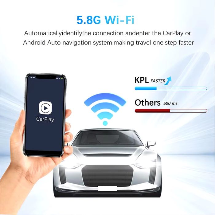 Адаптер RM-KPL064 - бездротовий Apple CarPlay та AndroidAuto