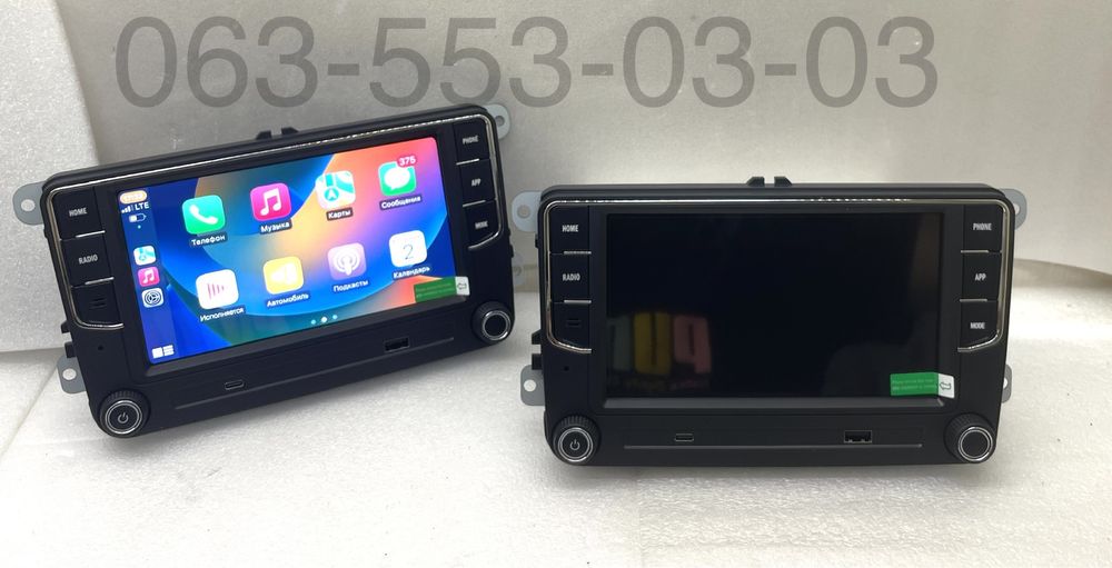 Volkswagen магнитола (как RCD RNS) ОПТ 4/64Gb CarPlay DSP Качество!