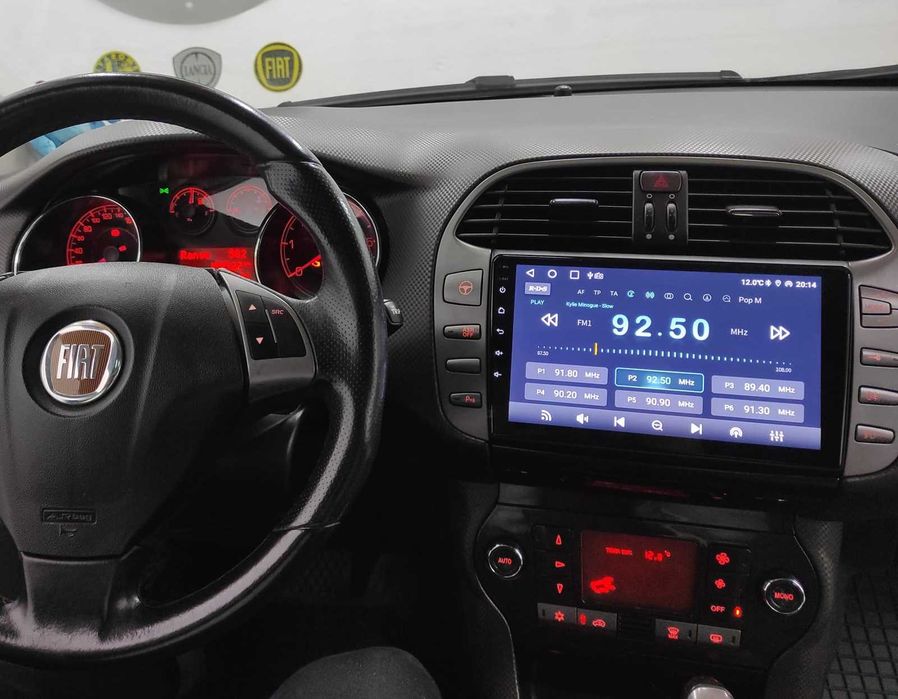 (NOVO) Rádio 2DIN • FIAT • Bravo (2006 a 2016) • 4+32GB • Android GPS