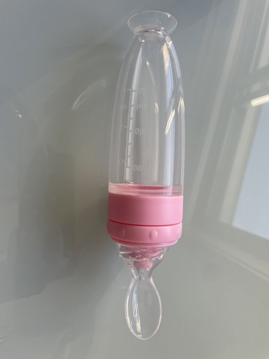 Colher de alimentação de silicone de viagem bebé NOVA