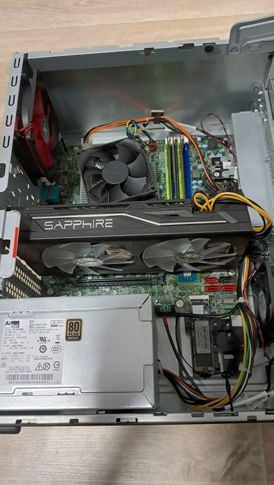 Игровой ПК Lenovo i5 DDR4-8gb rx470 ddr5 4gb 256bit HDMI SSD 120gb