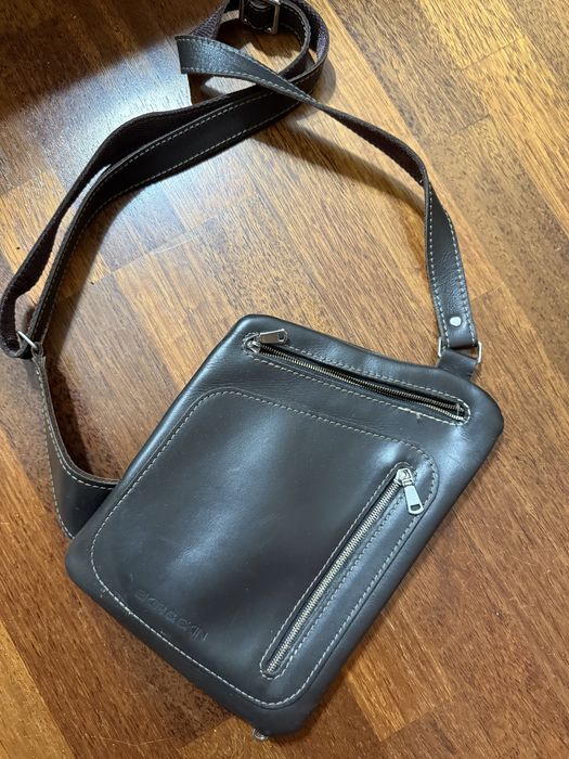 Кожаная мужская сумка