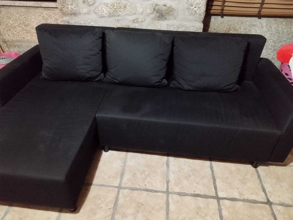 Sofá com chaisse Long