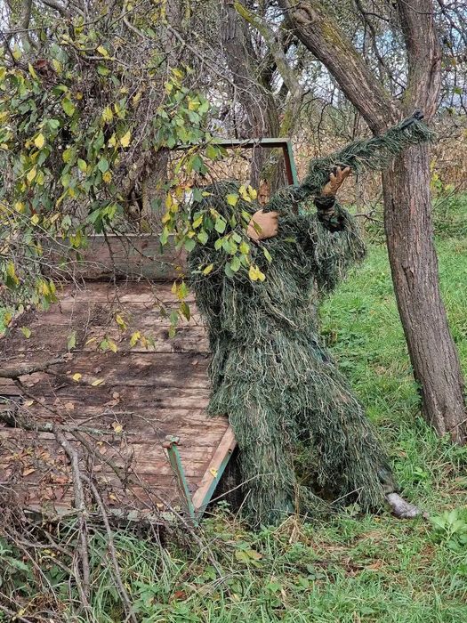 Кікімора маскувальна  тактична маскувальний костюм маскхалат олива