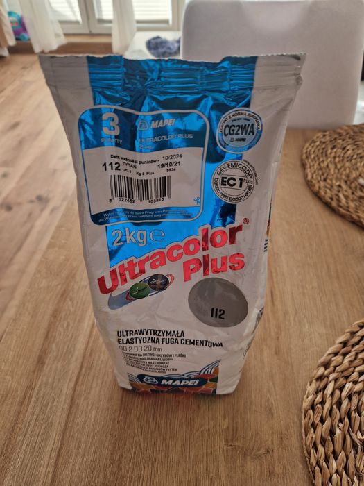 Fuga 2kg Mapei szara