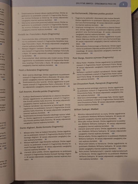 Matura język polski egzamin ustny Greg