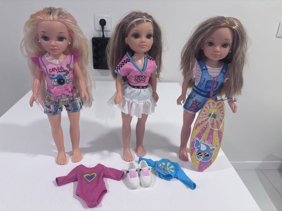 3 Bonecas Nancy originais – com roupas e acessoórios  - Oportunidade