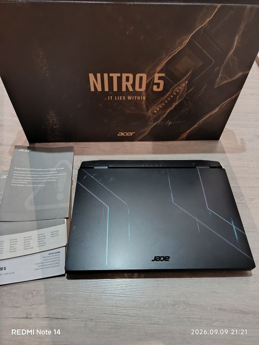 Idealny laptop i5 12 generacja 16 GB RAM RTX 3050 karton dokumenty Acer