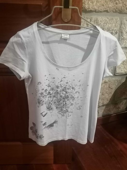 T shirt manga curta Esprit