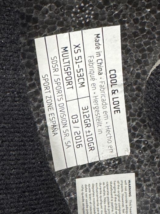 Capacete de criança - NOVO