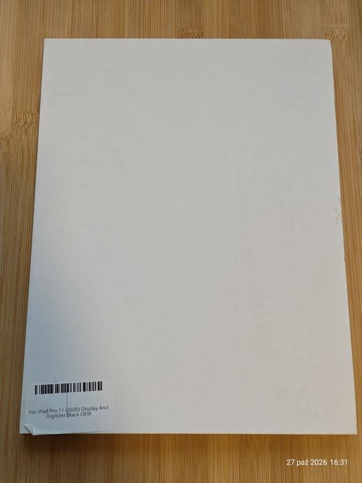 Nowy wyświetlacz iPad Pro 11 Cali (2020)