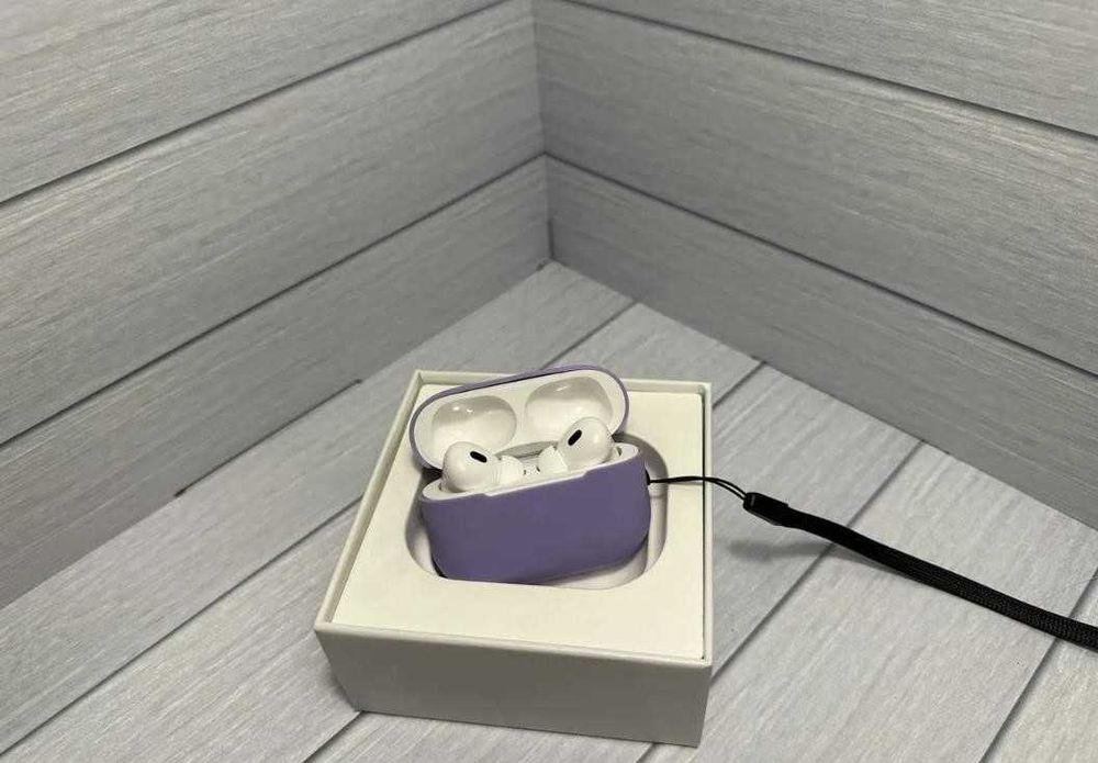 Топовые Наушники Airpods pro 2 с шумоподавлением 1в1 +чехол