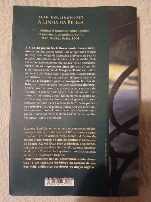 Livro a linha da beleza