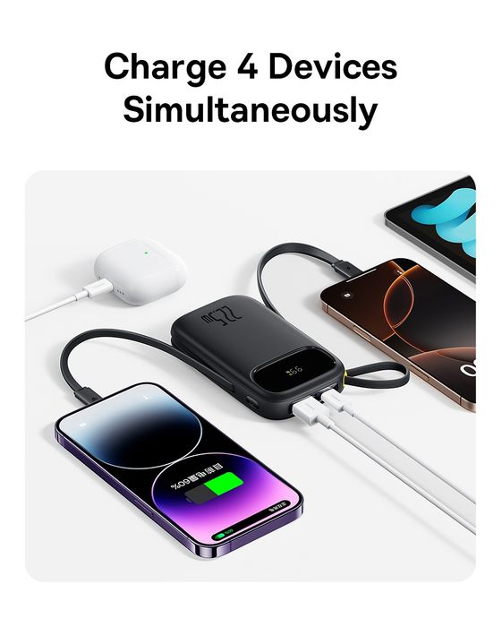 Повербанк  Baseus QPow 3 Enerfill 20000mAh 45W Новинка  2025