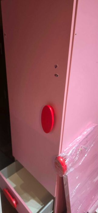 Mobília p/quarto de criança cor de rosa (oferta)