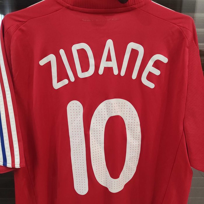 Francja Zidane  Football Shirt 2008 Adidas Koszulka Piłkarska  L